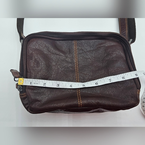 Jack George's Voyager Double Zippered Crossbody Bag - Picture 14 of 14